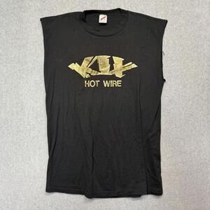 VINTAGE 1991 1992 KIX HOT WIRE CONCERT TOUR T-SHIRT SIZE XL METAL Single Stitch